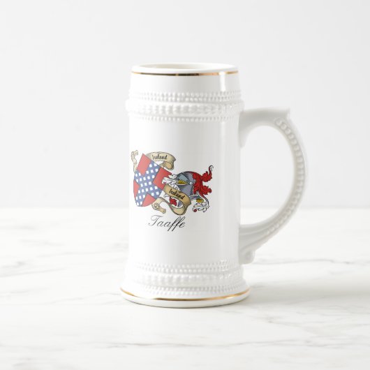 Taaffe Familienwappen Bierglas (Rechts)
