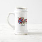 Taaffe Familienwappen Bierglas (Links)