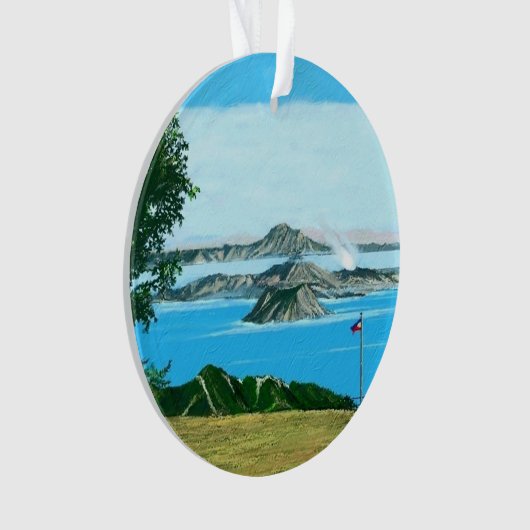 Taal Volcano Ornament (Vorderseite)