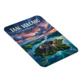 Taal-Vulkan Philippinen Magnet (Rechte Seite)