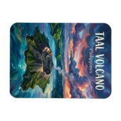 Taal-Vulkan Philippinen Magnet (Horizontal)