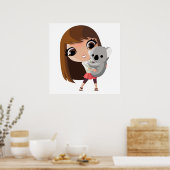Taara und Pudding der Koala Poster (Küche)