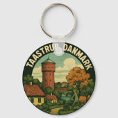 Taastrup Dänemark Turm Schlüsselanhänger (Rückseite)