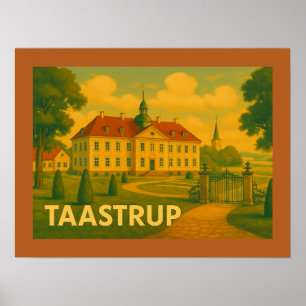 Taastrup Dänemark Wasserturm Poster
