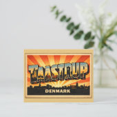Taastrup Dänemark Wasserturm Postkarte (Stehend Vorderseite)