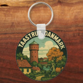 Taastrup Denmark Tower Schlüsselanhänger (Rückseite)