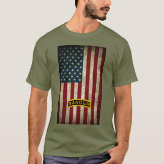 Tab der American Flag Army Ranger School T-Shirt