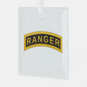 Tab der Army Ranger School Ornament Aus Glas (Vorderseite links)
