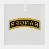Tab der Army Ranger School Ornament Aus Glas (Rückseite)