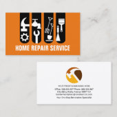 Tab-Zuhause-Reparaturen für Handyman-Tools Visitenkarte (Vorne/Hinten)