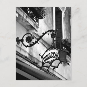 Tabacci-Zeichen Postkarte