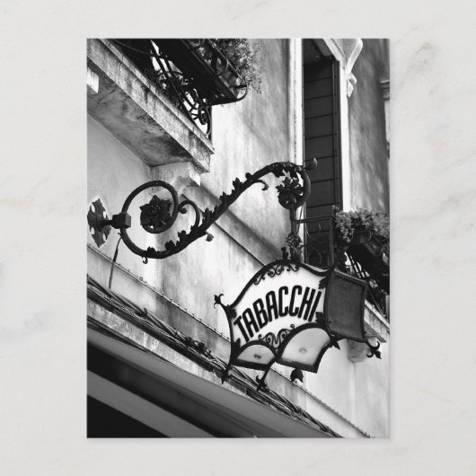 Tabacci-Zeichen Postkarte (Vorderseite)
