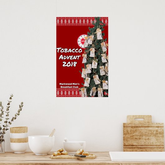 Tabak Advent 2018 Poster (Küche)