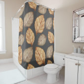 Tabak-Blätter Duschvorhang (Beispiel)