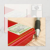 Tabak Postkarte (Vorne/Hinten)
