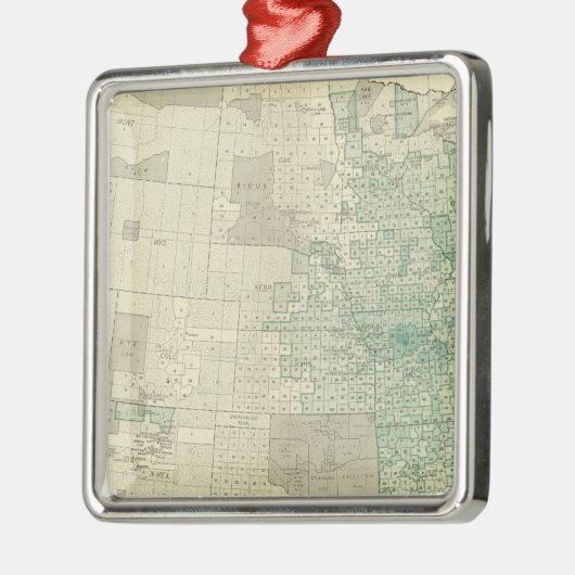 Tabak Silbernes Ornament (Links)