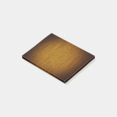Tabak Sunburst Grainy Holz Hintergrund Post-it Klebezettel (angewinkelt)