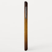 Tabak Sunburst Grainy Wood Hintergrund Case-Mate iPhone Hülle (Hinten/Links)