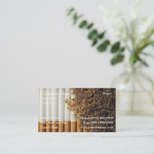 Tabak Visitenkarte (Stehend Vorderseite)