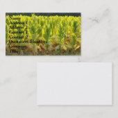 Tabak Visitenkarte (Vorne/Hinten)