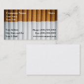 Tabak Visitenkarte (Vorne/Hinten)