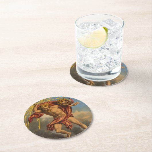 Tabaketikett, 1868. runder pappuntersetzer (Vor Ort)