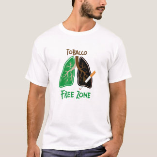 Tabakfreie Zone, Rauchschutz T-Shirt