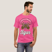 Tabakraucher raucht Zigarette Gentleman-Zigarre T-Shirt (Vorne ganz)
