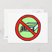 Tabakrechte Postkarte (Vorne/Hinten)