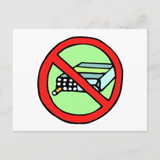 Tabakrechte Postkarte (Vorderseite)