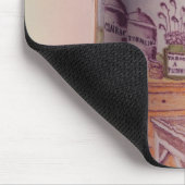 Tabaktopf, der einen Tabakwarenhändler darstellt Mousepad (Ecke)