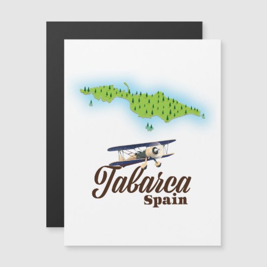 Tabarca Spanien Schöne Karte (Vorne/Hinten)