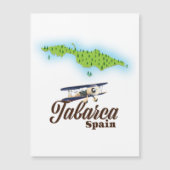 Tabarca Spanien Schöne Karte (Vorderseite)