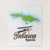 Tabarca Spanien Schöne Karte Puzzle (Vertikal)