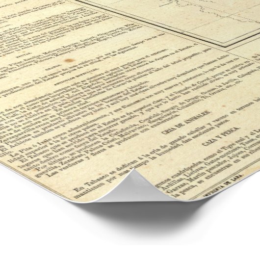 Tabasco, Mexiko Poster (Ecke)