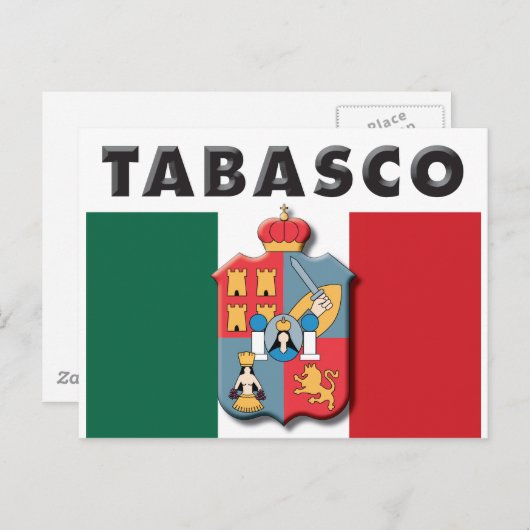 Tabasco Postkarte (Vorne/Hinten)