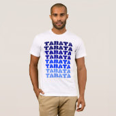 Tabata auf Grau zerstörtem T-Shirt (Vorne ganz)