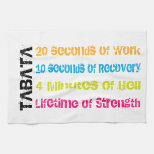 Tabata Training Geschirrtuch