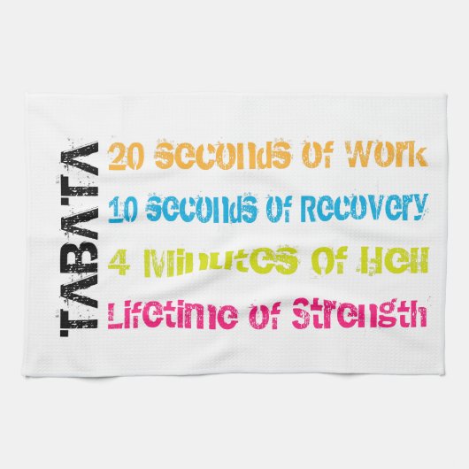 Tabata Training Geschirrtuch (Horizontal)