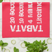 Tabata Training Geschirrtuch (Gefaltet)