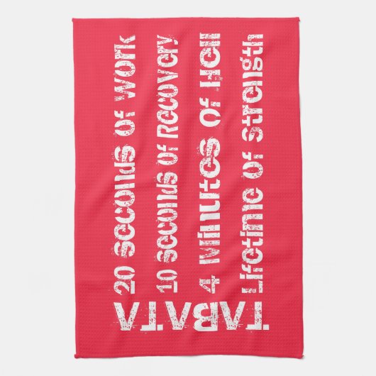 Tabata Training Geschirrtuch (Vertikal)