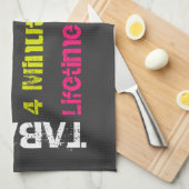 Tabata Training Küchentuch (Viertel Falte)