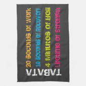 Tabata Training Küchentuch (Vertikal)