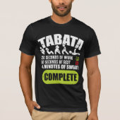 Tabata Workout Fitness Bootcamp T-Shirt (Vorderseite)