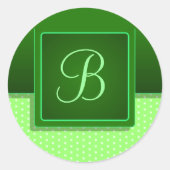 Tabbed Initial Umschlag Aufkleber (Vorderseite)