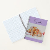 Tabbtabellen Niedlich Katzen Aquarell Notebook Notizblock (Innenseite)