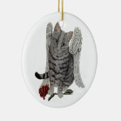 Tabby Angel Cat Ornament (Rechts)