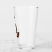 Tabby Cat Art Moggie Kitty Glas (Links)