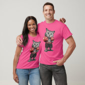 Tabby Cat As Boxing Champion Boxer T-Shirt (Unisex)