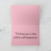 Tabby Cat Birthday Card Karte (Innenseite)